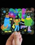 Warmest Wishes Suncatcher by Ann Lettering