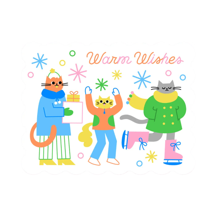 Warmest Wishes Suncatcher by Ann Lettering