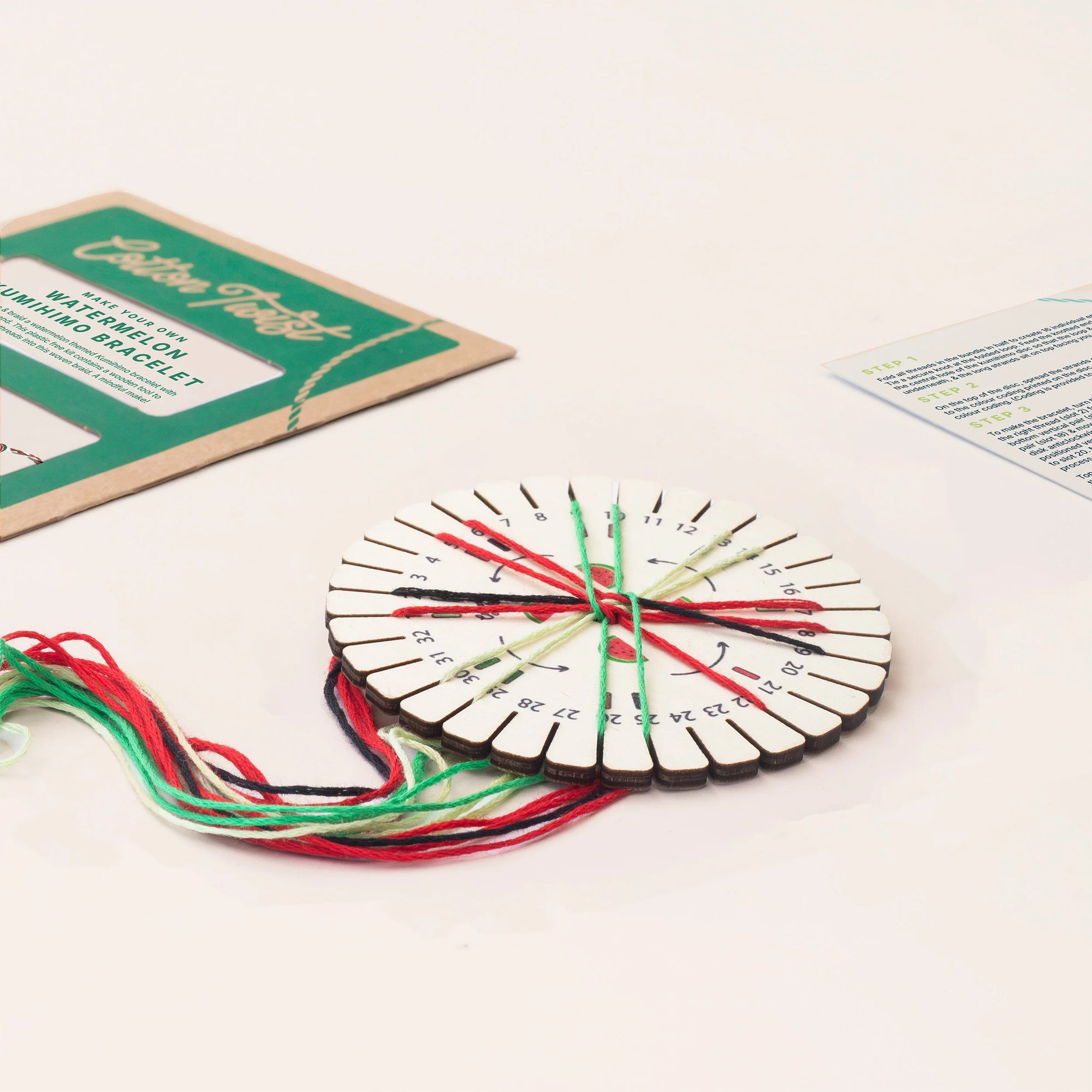 Watermelon Kumihimo Bracelet Kit