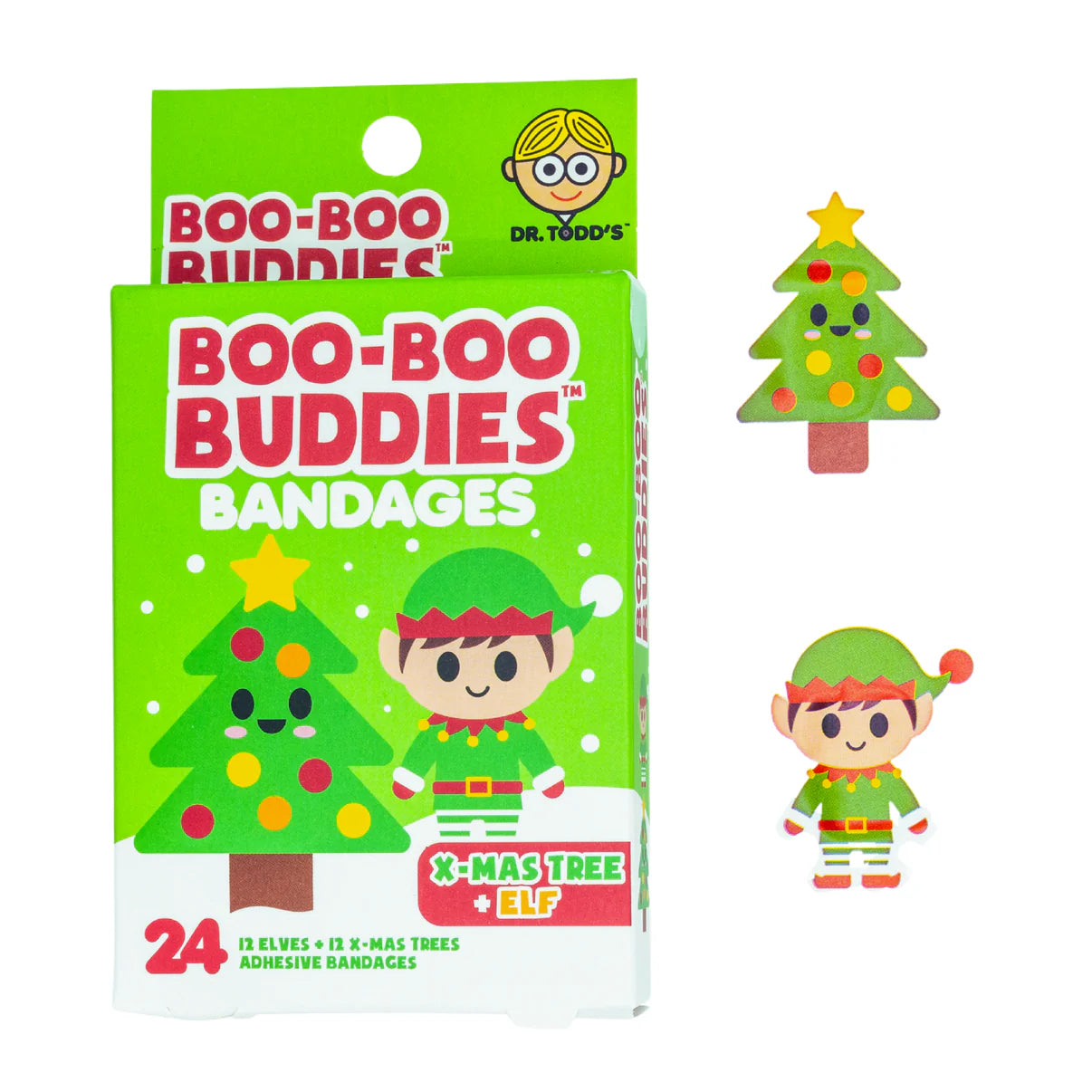 Xmas Tree and Elf Bandages by Boo-Boo Buddies