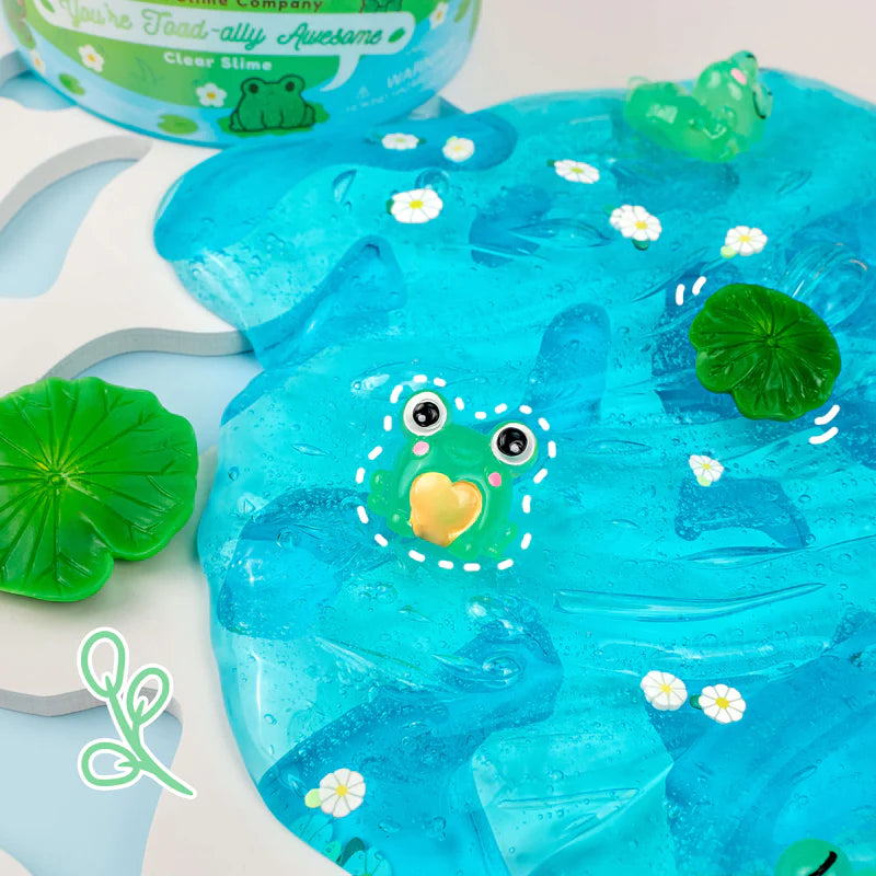 You're Toad-ally Awesome Clear Slime by Kawaii Slime Company