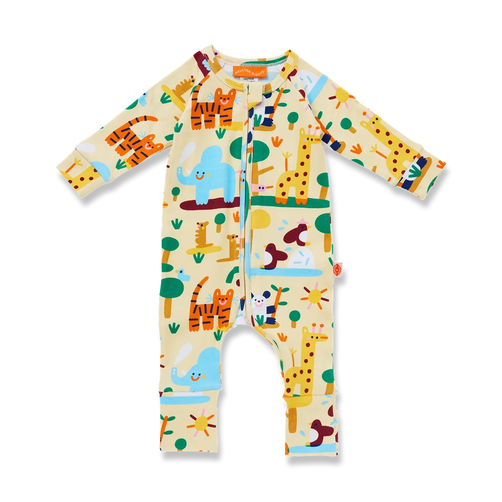 Zoo Crew Long Sleeve Romper