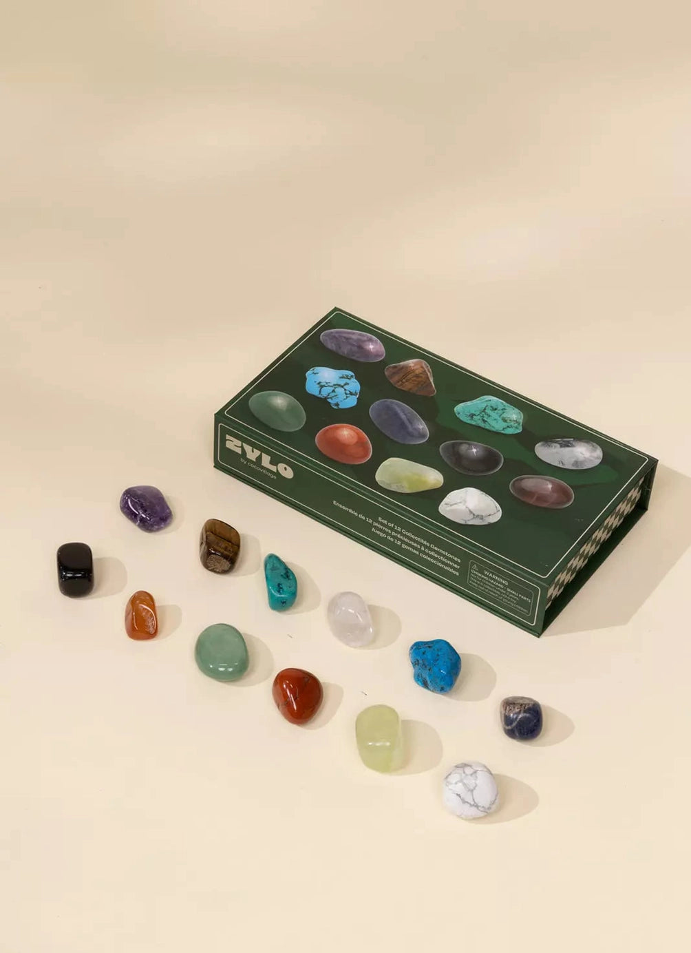 Set of 12 Collectible Gemstones