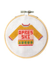 Apres Ski Christmas Jumper Beginner Counted Cross Stitch Kit by Cotton Clara