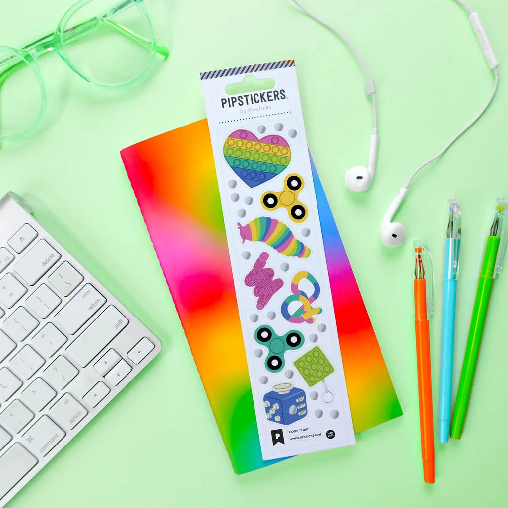Fidget It Out Stickers by Pipsticks