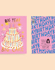 Gigantic Cake Birthday Card