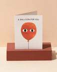 A Balloon Friendship Greeting Card by Red Cap Cards