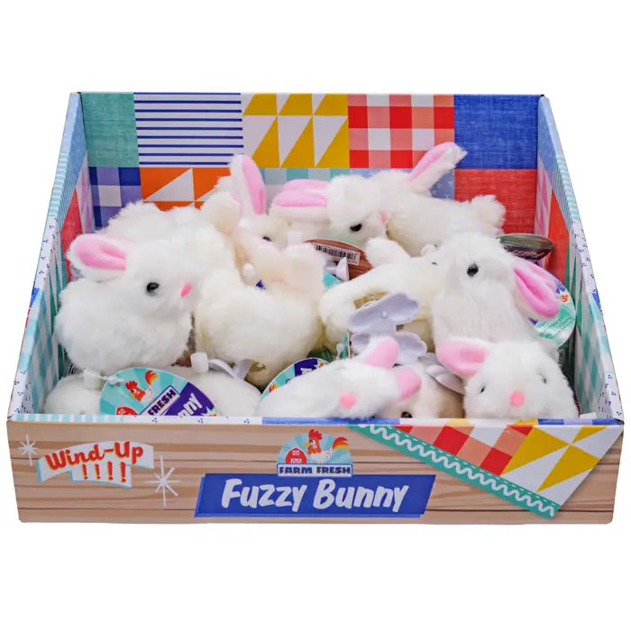 SALE Fuzzy Bunny Wind-Up Toy by Toysmith