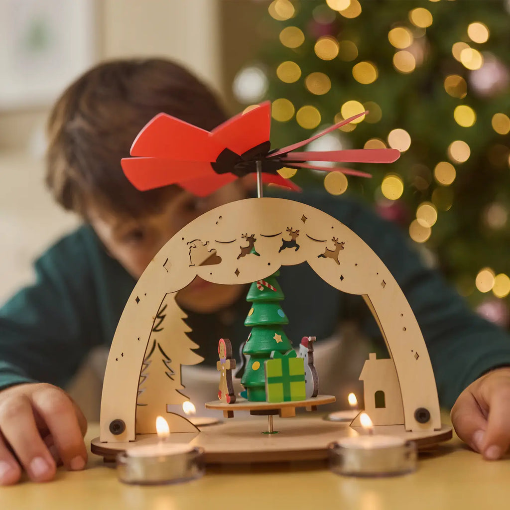 Christmas Candle Carousel Science Kit by KiwiCo