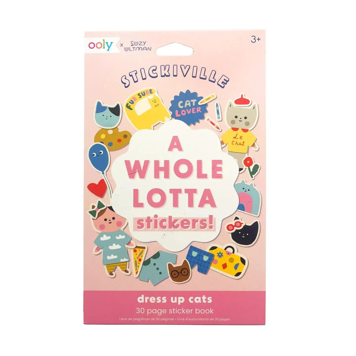 Stickiville Stickers X Suzy- Dress Up Cats by Ooly