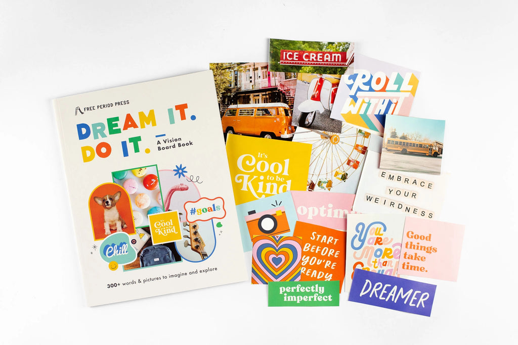 Dream It. Do It. A Kids Vision Board Book by Free Period Press