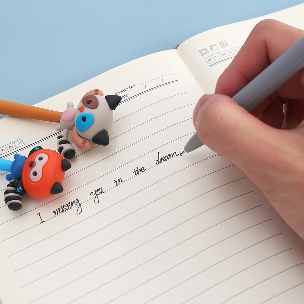 Raccoon Wiggle Gel Pen by BCmini