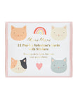 Cat Valentine's Cards and Stickers Set by Meri Meri