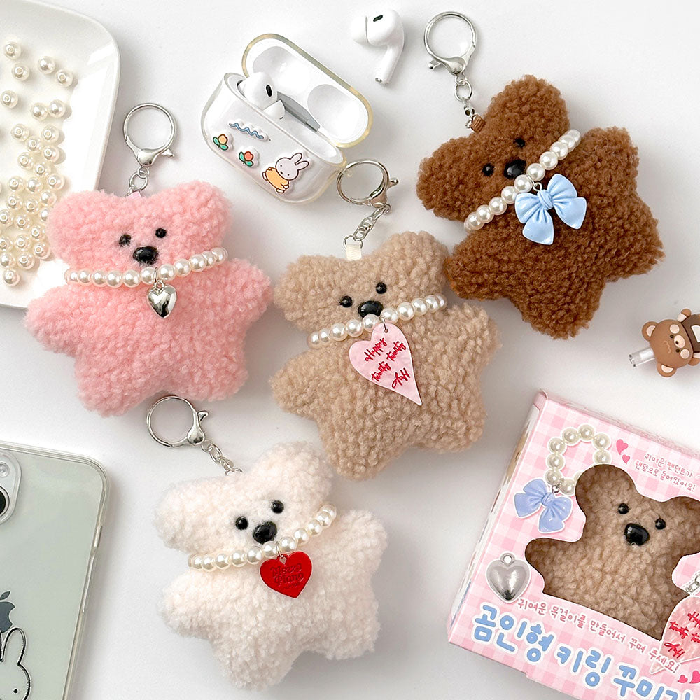 DIY Teddy Bear Keychain Decoration Kit by K-Wonderland
