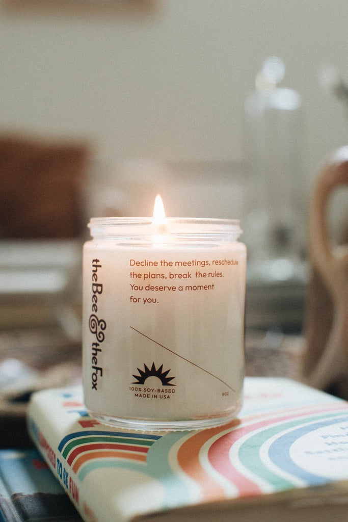 Self Care Is Hot No.2 - Eucalyptus Mint Candle  by The Bee & The Fox
