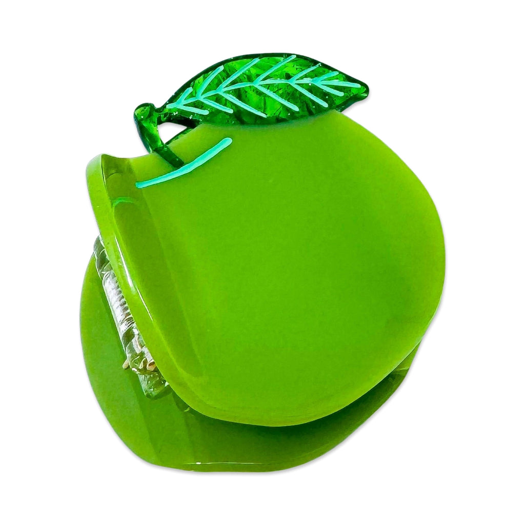 Apple Hair Claw Clip by Jenny Lemons