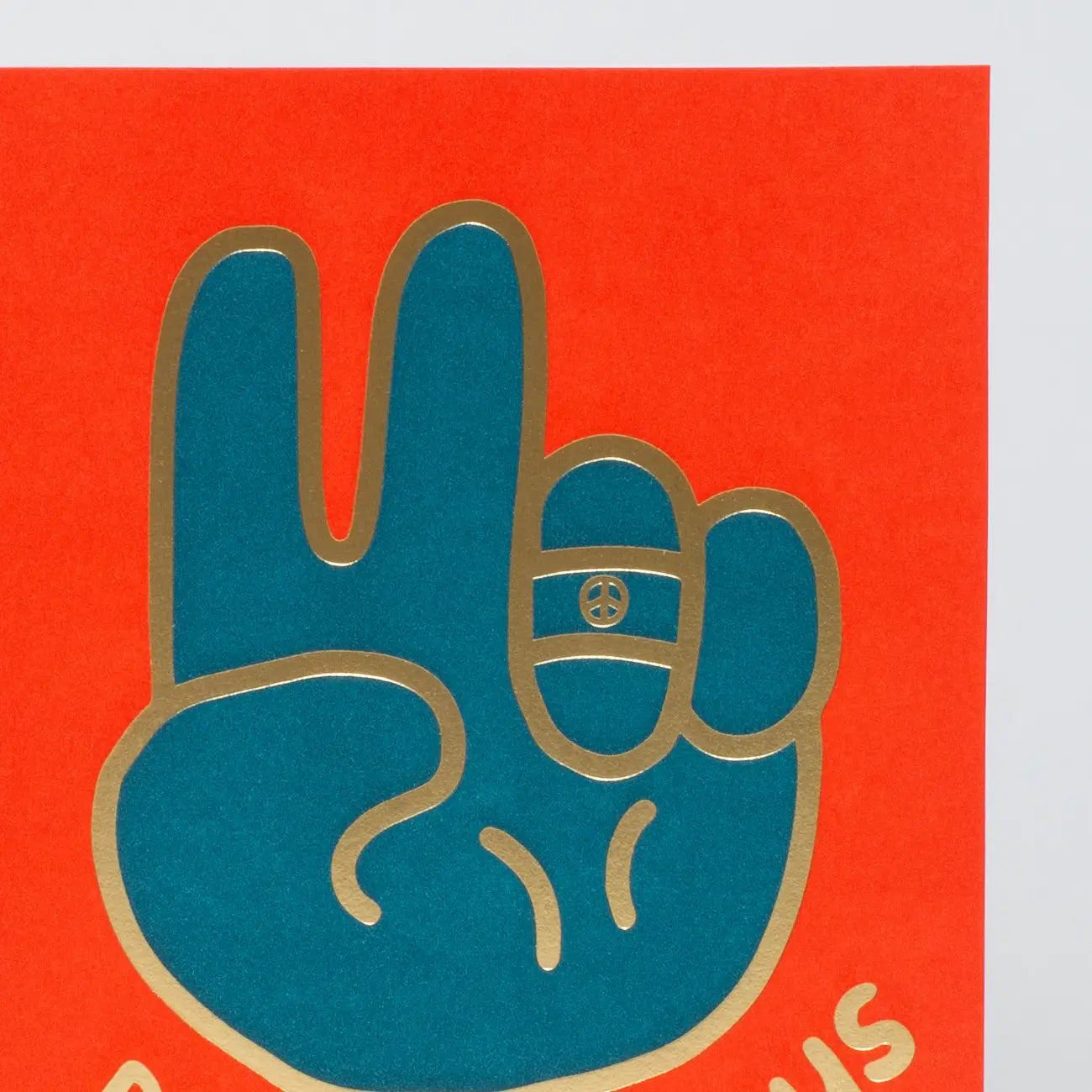 Peace Always Greeting Card by Egg Press