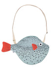 Aqua Pufferfish Bag - Small