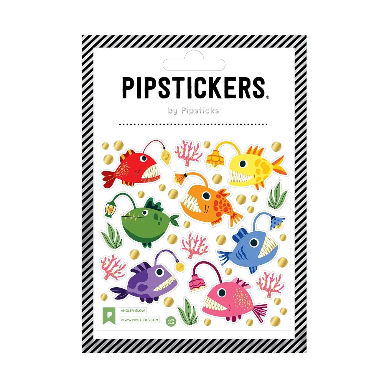 Angler Glow Sticker Sheet