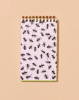 Ants Letterpress Spiral Pocket Size Notebook by And Here We Are