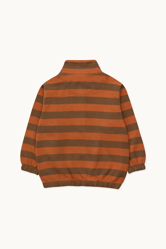 Tiny Stripes Mockneck Sweatshirt by TINY COTTONS