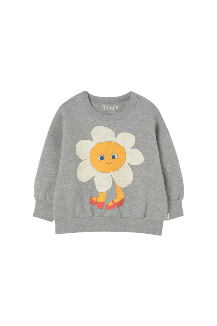 Flower Graphic Sweatshirt by Tinycottons