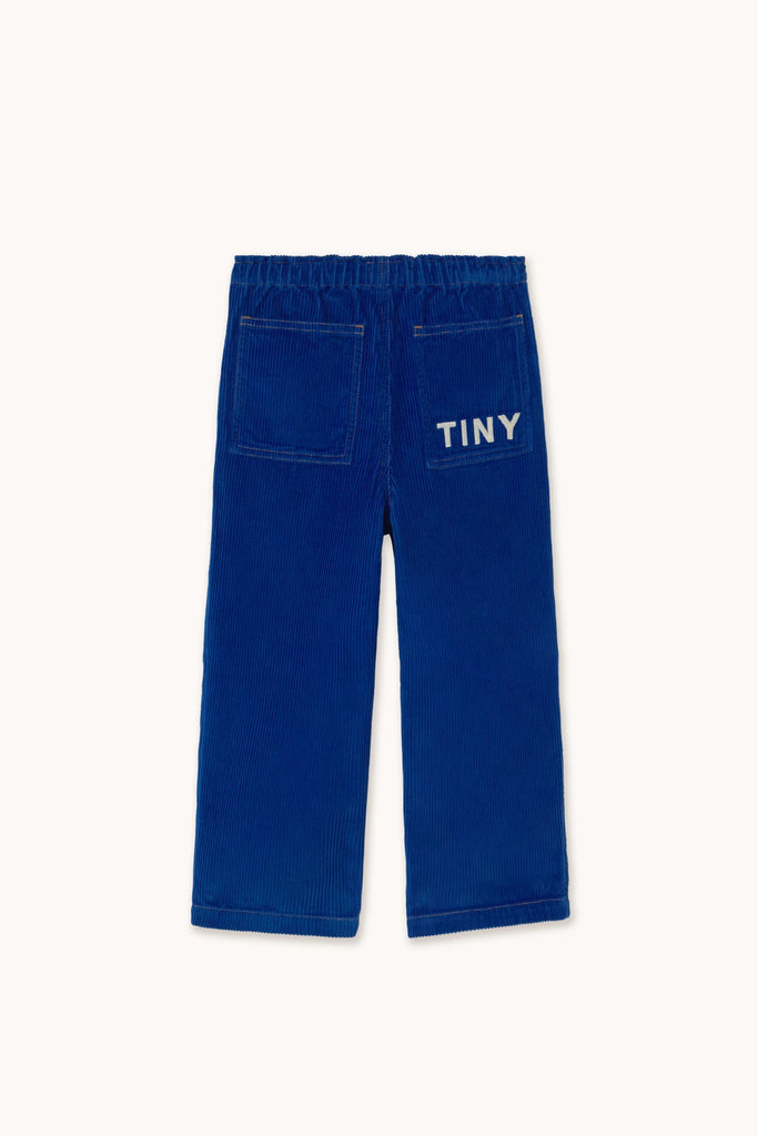Tiny Solid Woven Pants - Dark Blue by Tinycottons