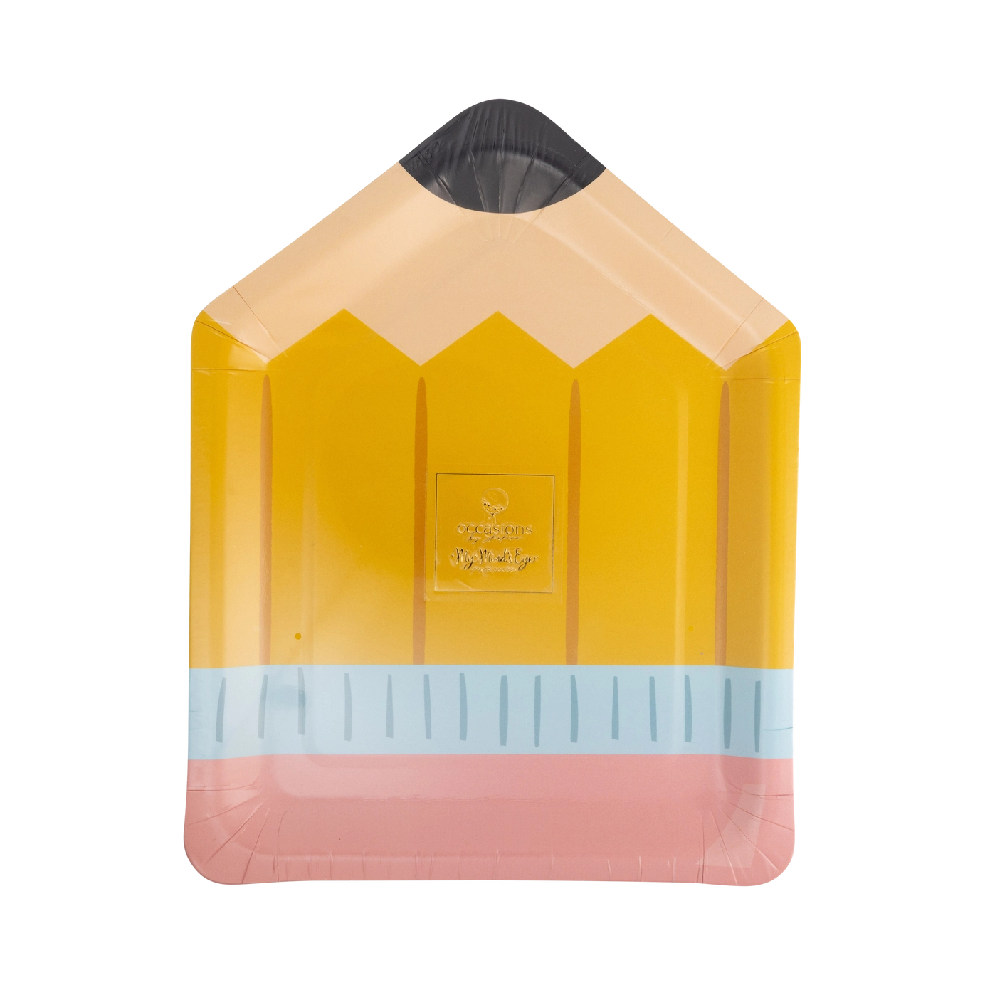 Pencil Shaped Paper Plates
