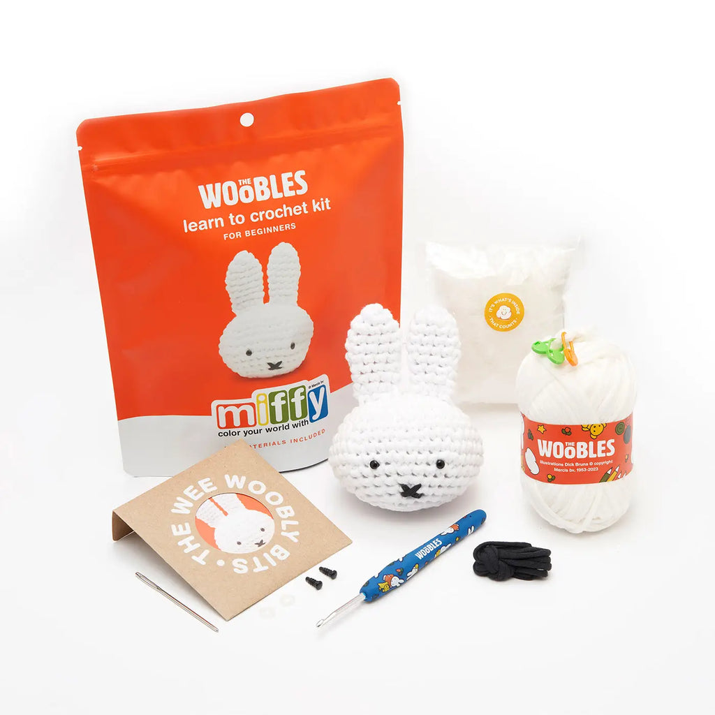 Miffy Beginner Crochet Kit by The Woobles