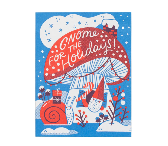 Gnome for the Holidays Card by HELLO!LUCKY