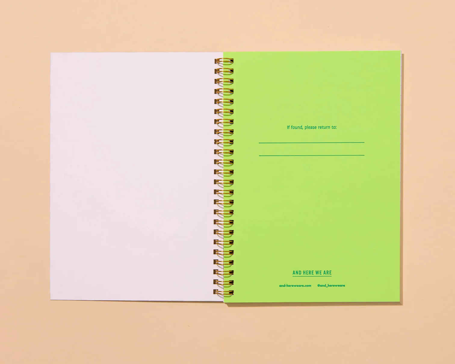 Tomato Letterpress Spiral Notebook