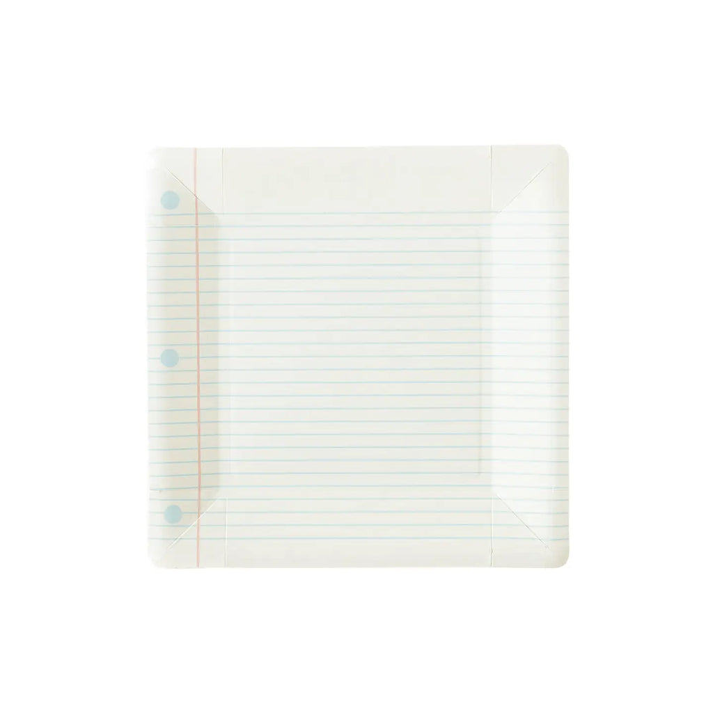 SALE Back to School Notebook Paper Plates by My Mind's Eye and Occasions By Shakira