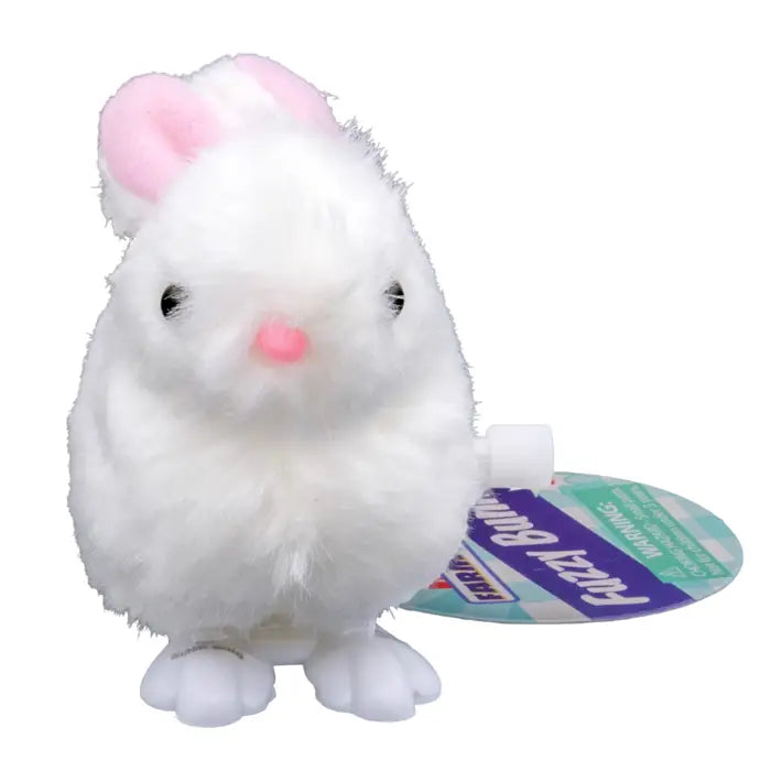 SALE Fuzzy Bunny Wind-Up Toy by Toysmith