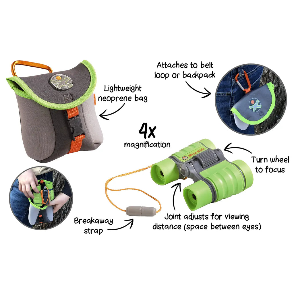 Terra Kids Binoculars with Bag Adventure Set by Haba