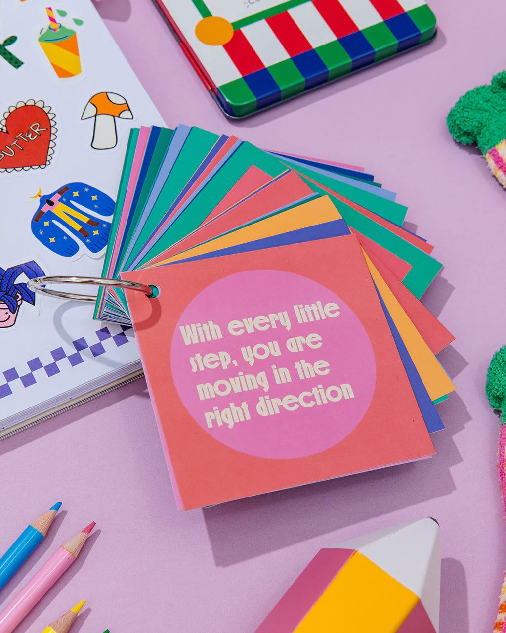 Don&#39;t Forget The Good Stuff: Affirmation Card Set by ban.dō