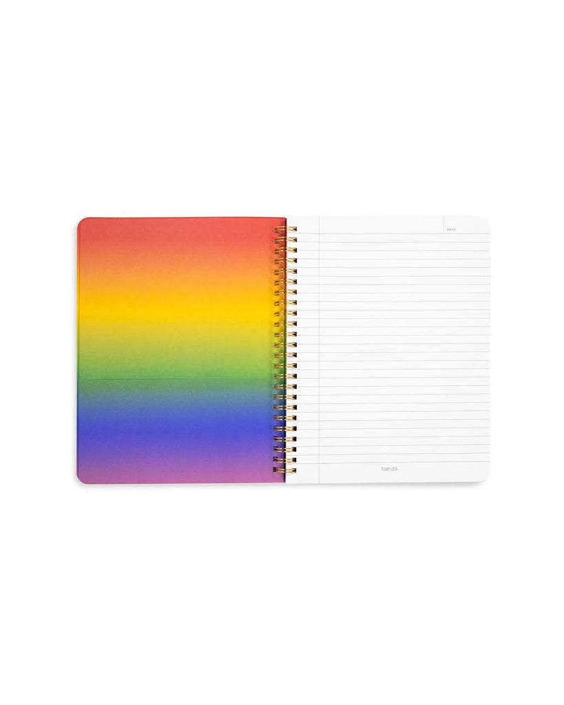 Mid Century Stripe Rough Draft Mini Notebook by ban.dō