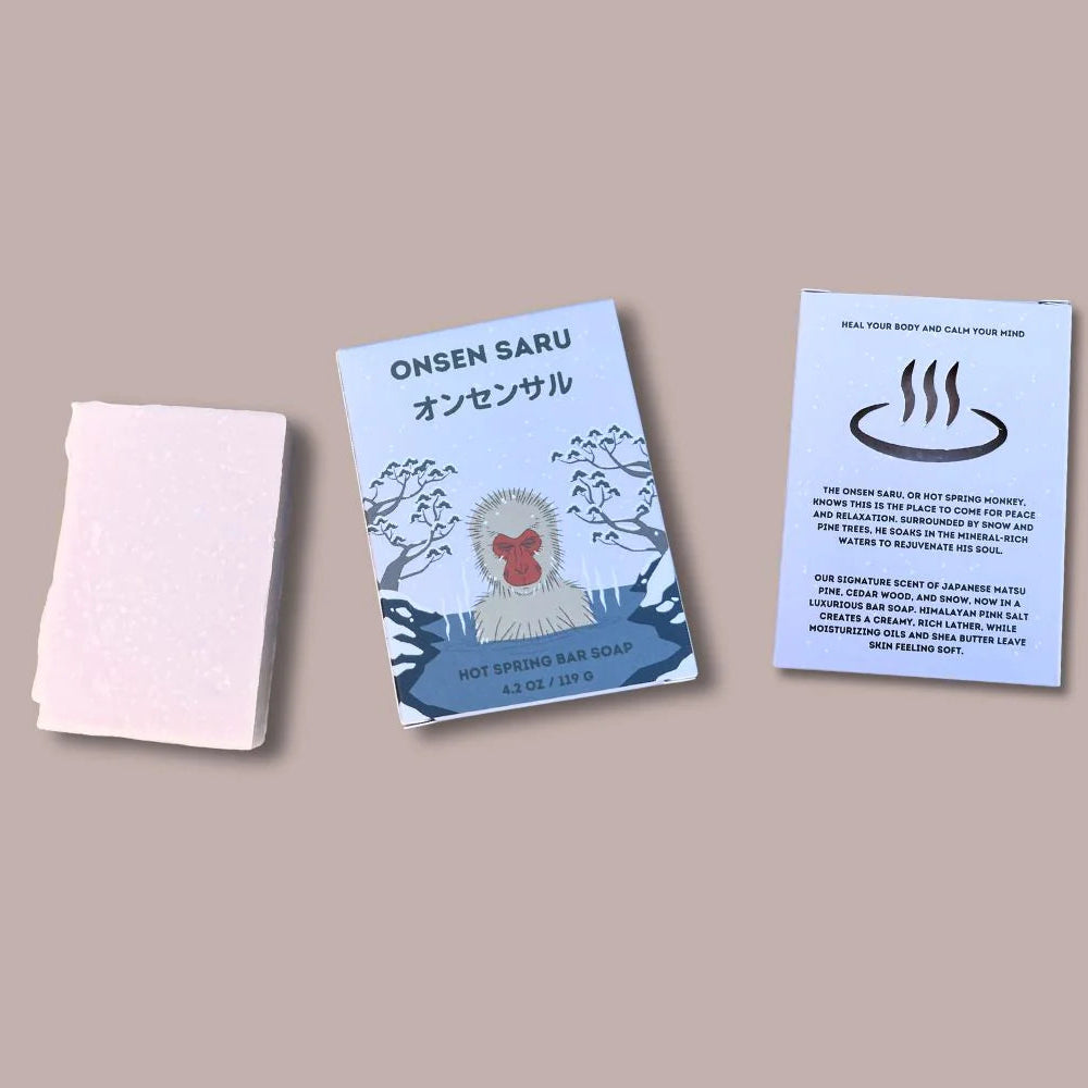 Onsen Saru Hot Spring Bar Soap