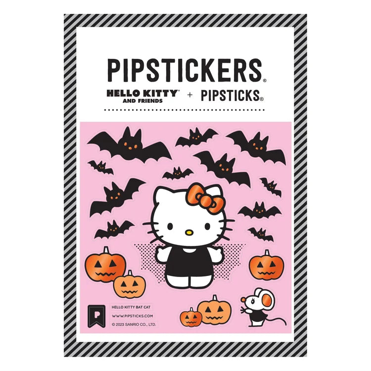 Hello Kitty Bat Cat Sticker Sheet