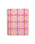 Rough Draft Mini Notebook - Pink Plaid