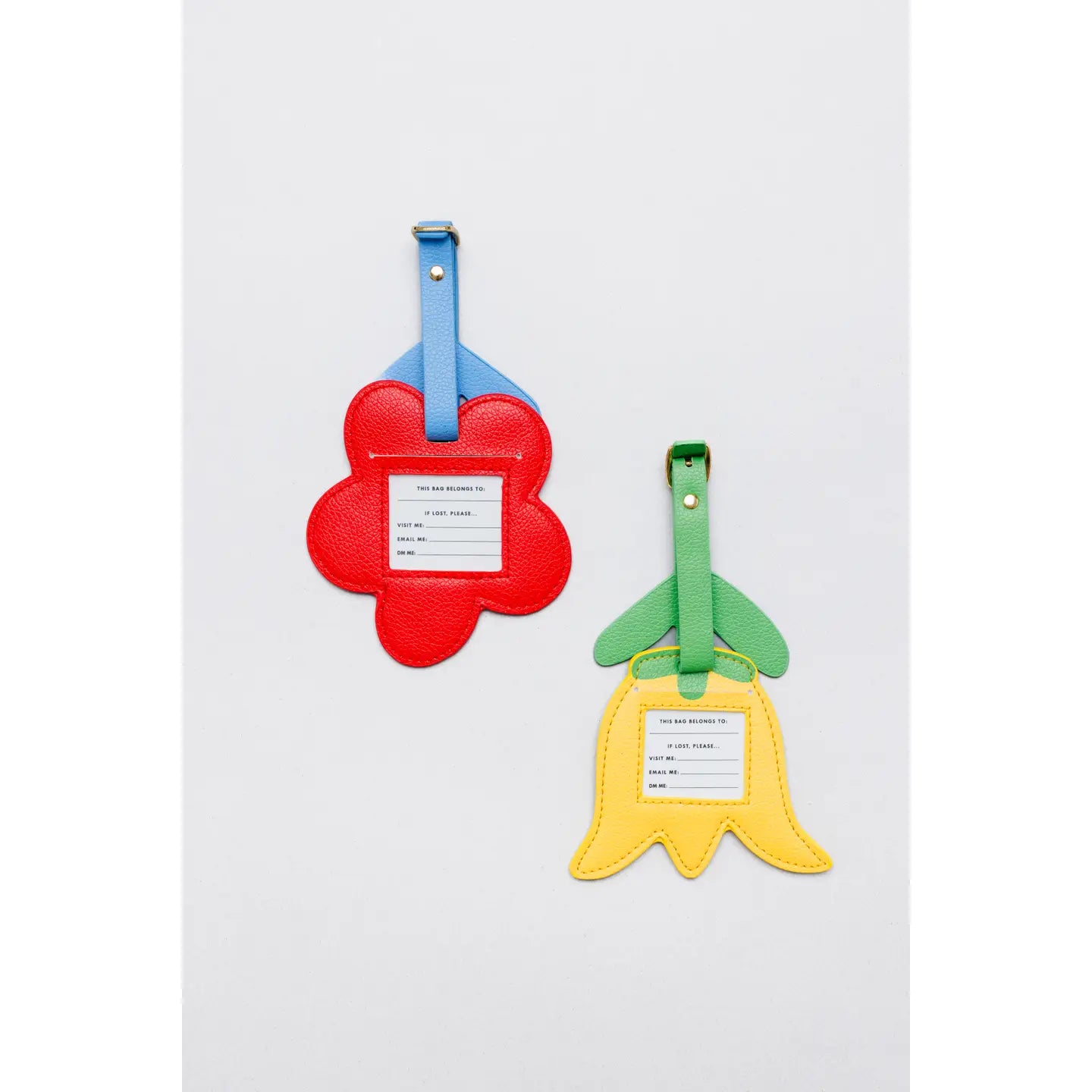 Flowers Luggage Tag Set