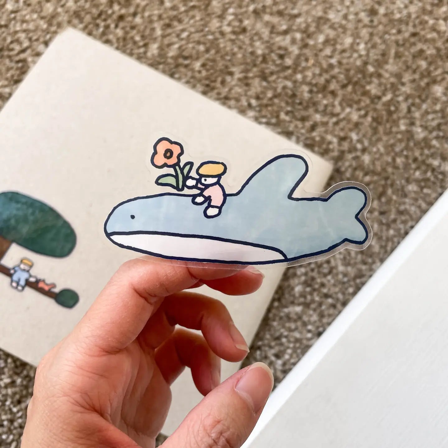 Mr. Shark Sticker by oitama