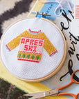 Apres Ski Christmas Jumper Beginner Counted Cross Stitch Kit by Cotton Clara