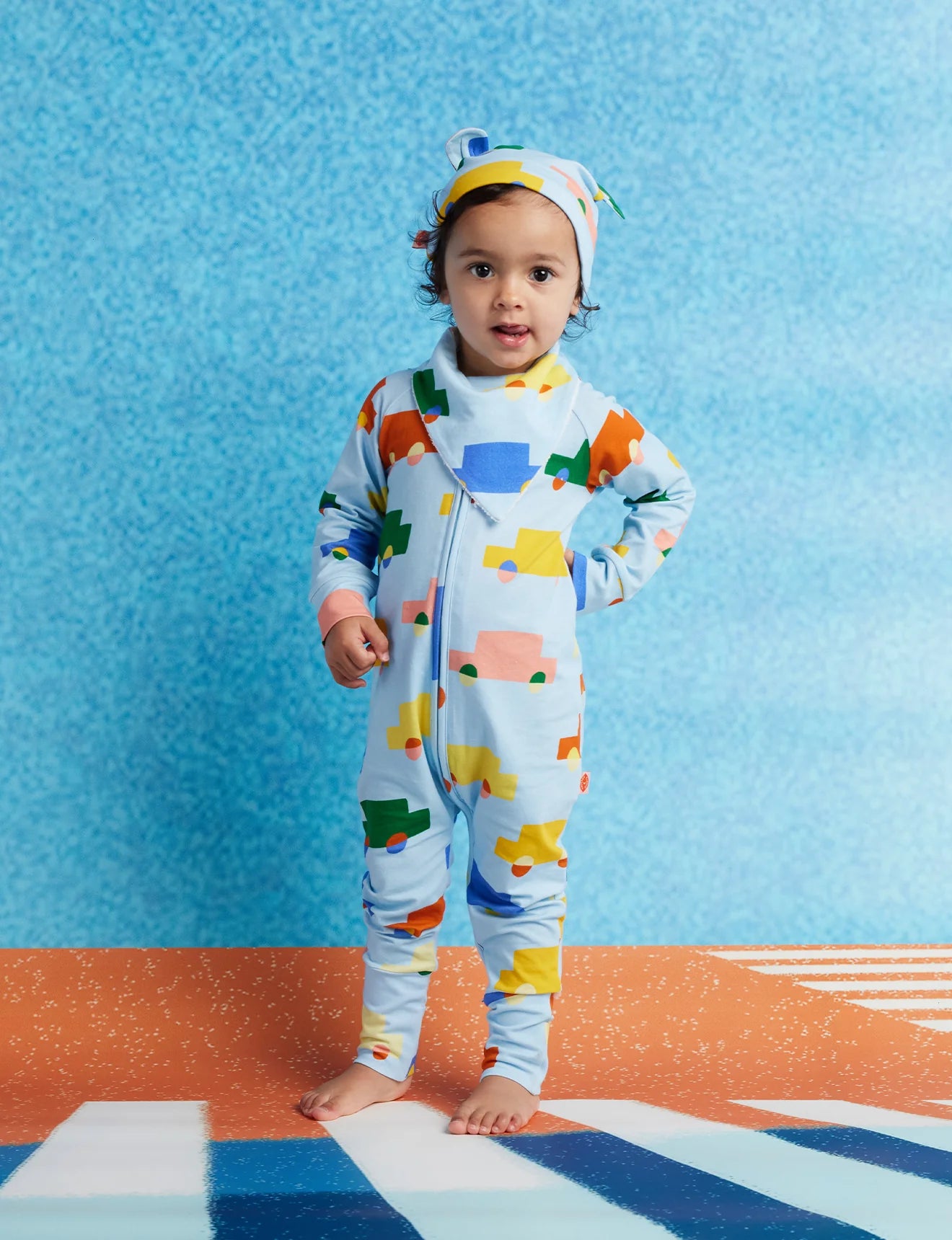 Beep Beep Long Sleeve Romper