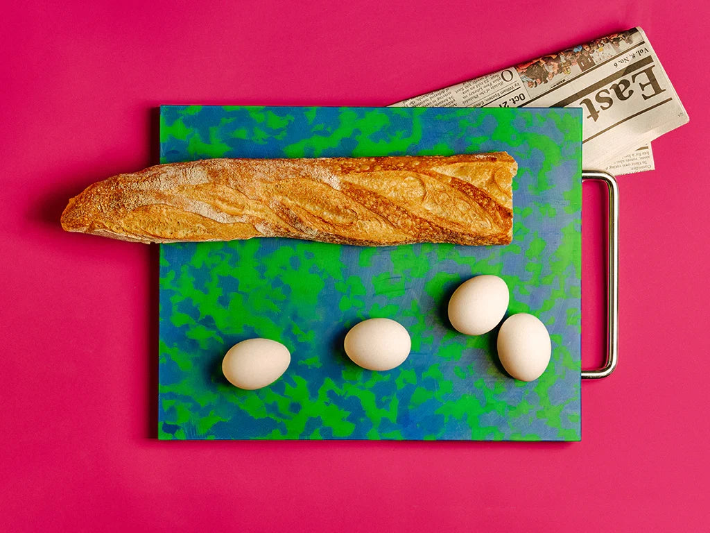 Large Cutting Board - Blue/Green