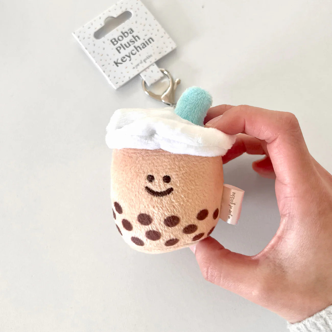 Mini Boba Tea Plushie Keychain