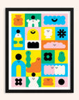 Bobbety Family Art Print