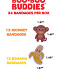 Monkey and Banana Bandages by Boo Boo Buddies