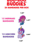 Mermaid and Unicorn Bandages by Boo Boo Buddies