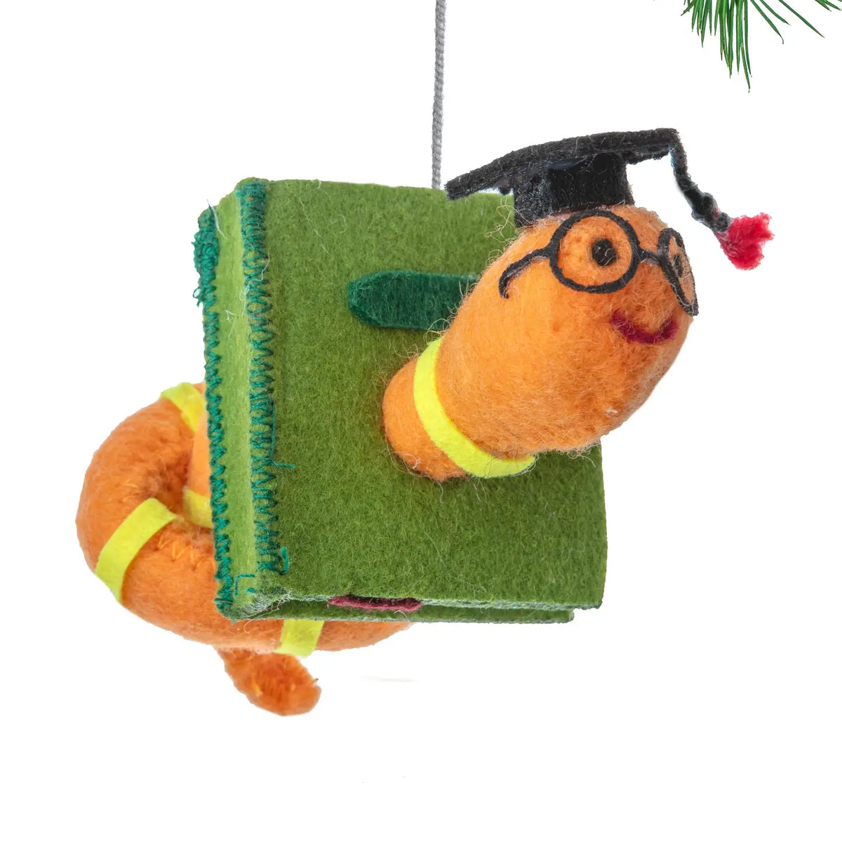 Bookworm Ornament