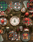 Tartan Mix Bow Cups